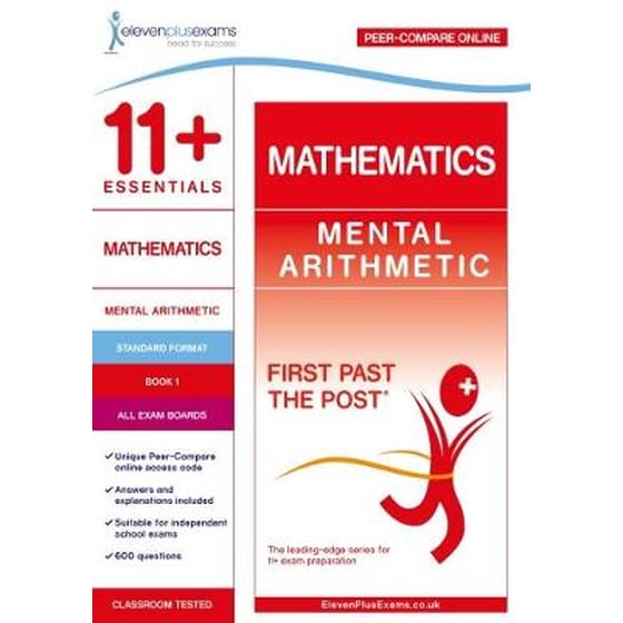 11+ Essentials Mathematics: Mental Arithmetic Book 1 image 0