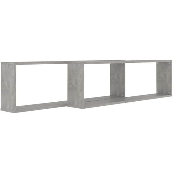 Ράφια Τοίχου VidaXL από Μοριοσανίδα 100x15x30 cm 2 Τμχ - Γκρι image 5
