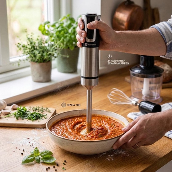 Ραβδομπλέντερ HOMEVERO HV-HBL800B 800 W Ασημί/Μαύρο image 6