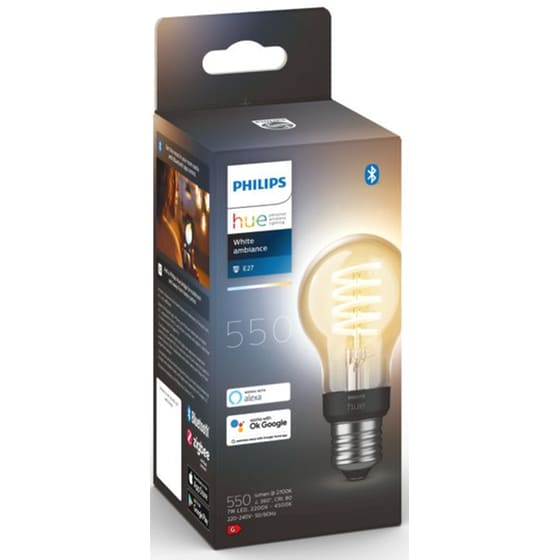 Έξυπνη Λάμπα Philips A60 E27 Τυπικού Νήματος - Λευκό image 2