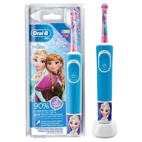 Ηλεκτρική Οδοντόβουρτσα Oral-B Kids Frozen-Γαλάζια image 0