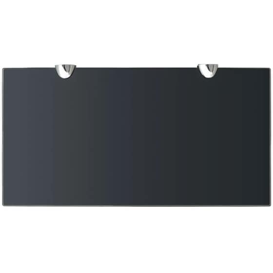 Ράφια Τοίχου VidaXL από Γυαλί 40x0.8x20 cm 2 Τμχ - Μαύρο image 3