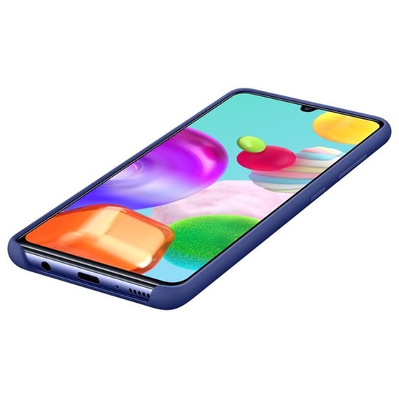 Θήκη Samsung Galaxy A41 - Samsung Silicone Cover - Blue image 2