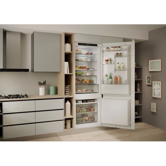 CANDY CNBQT3719EW 382 Lt Εντοιχιζόμενος Ψυγειοκαταψύκτης image 11