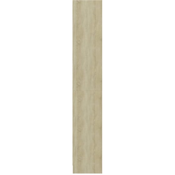 Βιβλιοθήκη VidaXL από Μοριοσανίδα 40x24x142 cm - Μπεζ/Sonoma image 3