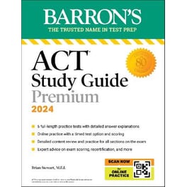 ACT Study Guide Premium Prep, 2024: 6 Practice Tests + Comprehensive Review + Online Practice