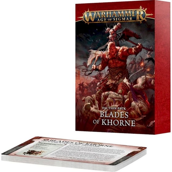 Warhammer Age of Sigmar - Warscroll Cards: Blades of Khorne (Games Workshop) image 1