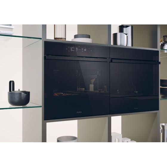 HAIER H6 ID65G3YTB 78 Lt Μαύρο Εντοιχιζόμενος Φούρνος Άνω Πάγκου image 12