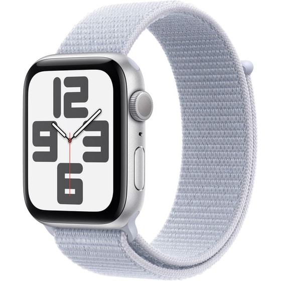 Apple Watch SE GPS 44mm - Silver Aluminium Case with Blue Cloud Sport Loop image 0