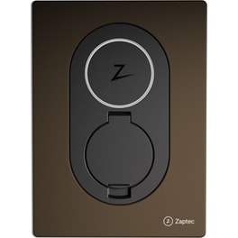 Επιτοίχιος Φορτιστής Αυτοκινήτου Zaptec Go 22 kW - Καφέ