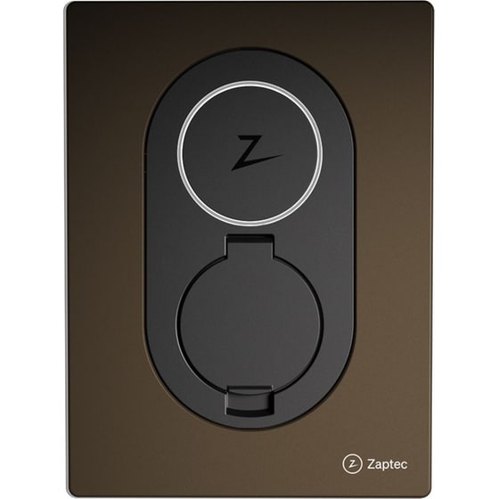 Επιτοίχιος Φορτιστής Αυτοκινήτου Zaptec Go 22 kW - Καφέ image 0