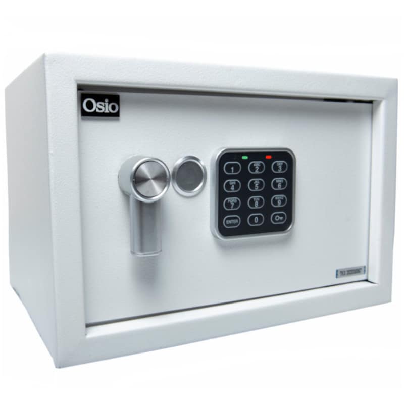 Χρηματοκιβώτιο Osio OSB-2031WH με Ηλεκτρονική Κλειδαριά 31x20x20 cm – Λευκό