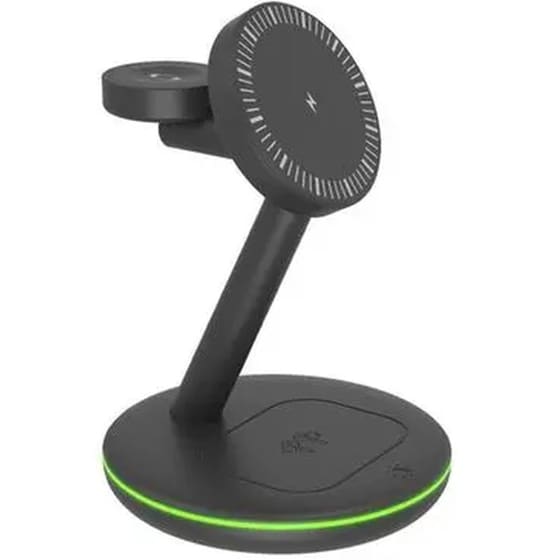 Ασύρματος Φορτιστής Icy Box Raidsonic(Qi Pad) 15.5W - Γκρι image 0