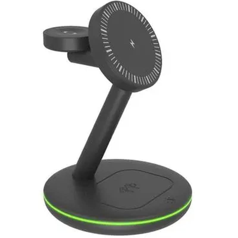 Ασύρματος Φορτιστής Icy Box Raidsonic(Qi Pad) 15.5W - Γκρι