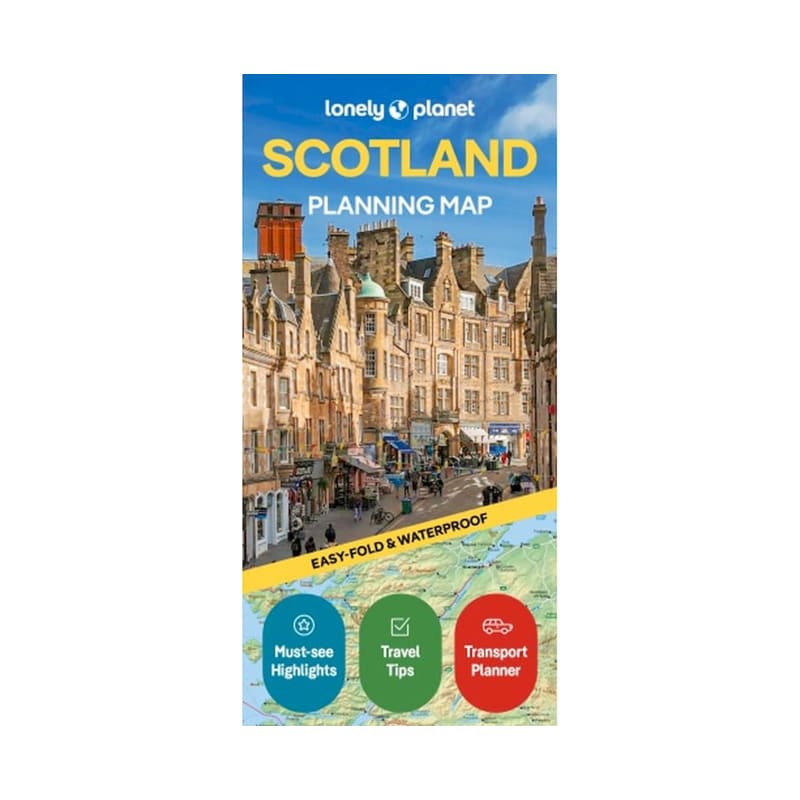 Lonely Planet Scotland Planning Map