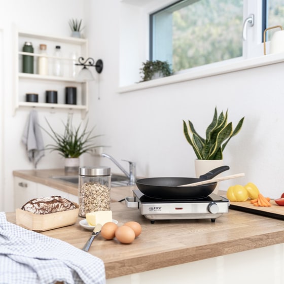 FIRST AUSTRIA FA-5097 2000 W Μαύρο Επιτραπέζια Εστία Κεραμική Μονή image 7