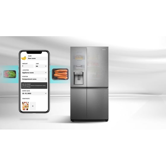 HISENSE RS818N4IIE Total No Frost 632 Lt Inox Ψυγείο Ντουλάπα image 2