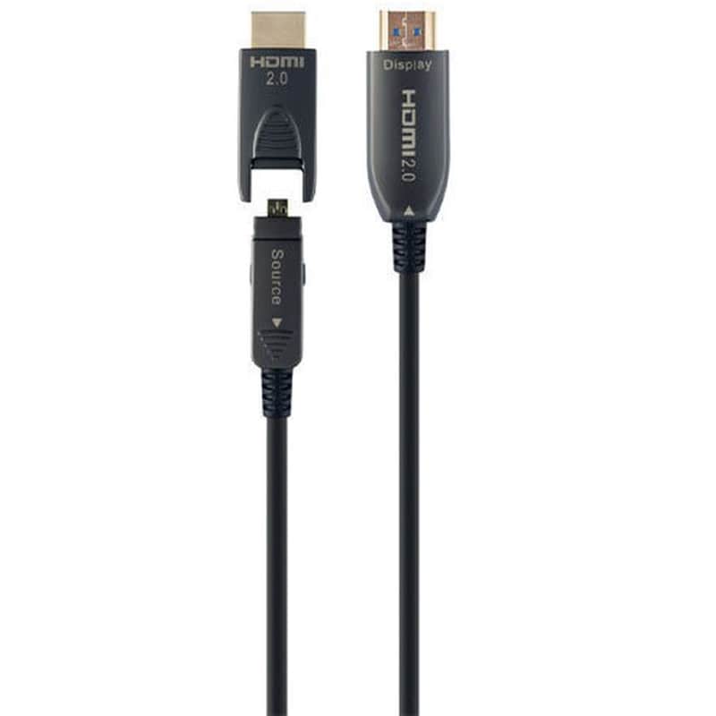 Καλώδιο CABLEXPERT CCBP-HDMID-AOC-20M HDMI 2.0 20m με Ethernet - Μαύρο