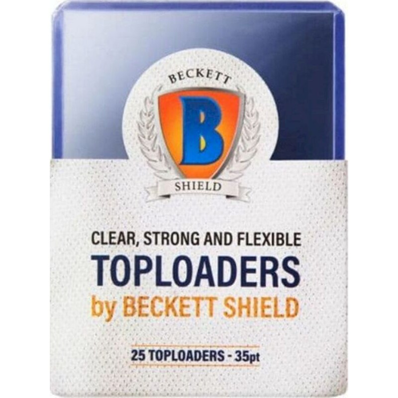 ARCANE TINMEN Beckett Shield Card Sleeves Toploader(25 Sleeves)