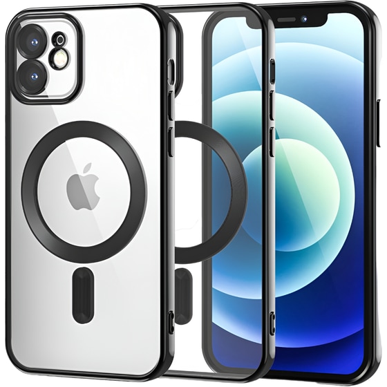 Θήκη Apple iPhone 12 - Tech-Protect MagShine MagSafe με πλαίσιο κάμερας - Black image 0