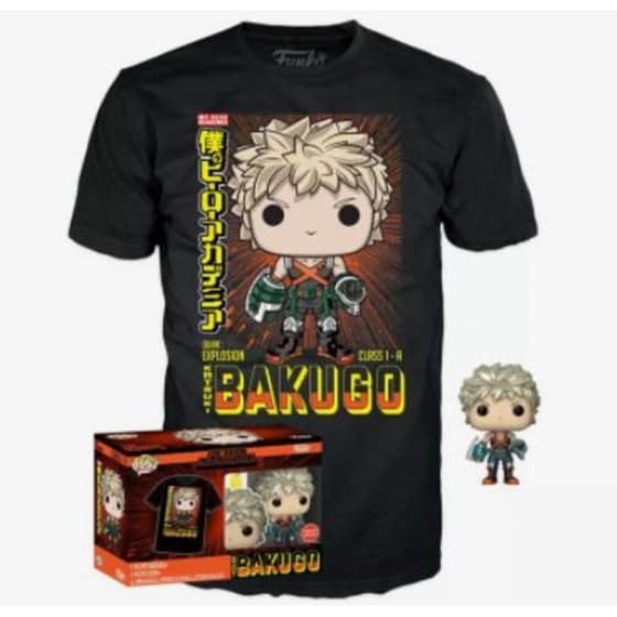 Funko Pop! Box - My Hero Academia - Bakugo POP! με T-Shirt (XL) image 0