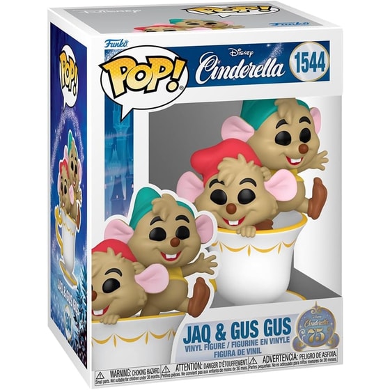 Funko Pop! Disney - Cinderella Jaq and Gus Gus #1544 image 1