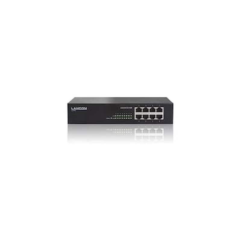 Network Switch Lancom Gs-1108p 8-port Poe Gbe