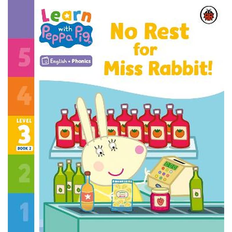 Learn with Peppa Phonics Level 3 Book 2 - No Rest for Miss Rabbit! (Phonics Reader)