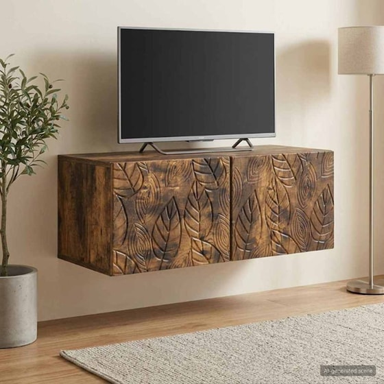 Επιτοίχιο Έπιπλο Τηλεόρασης VidaXL 98x31 cm image 1