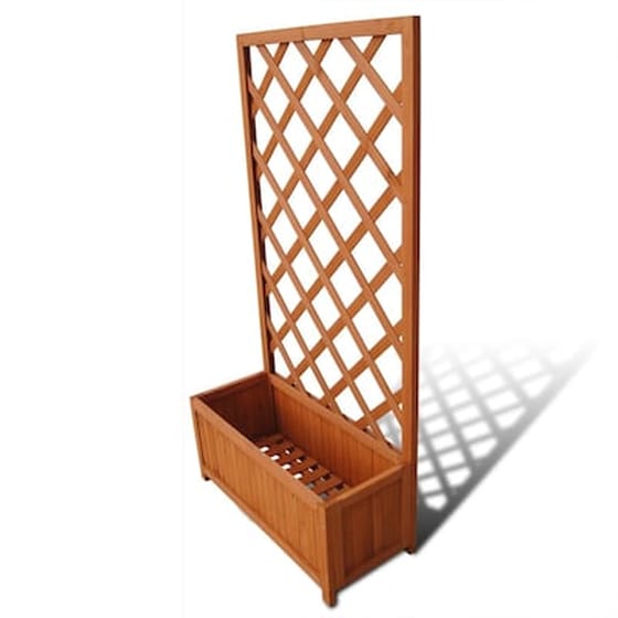 Vidaxl Γλάστρα Με Καφασωτό 70 X 30 X 135 Εκ. image 0