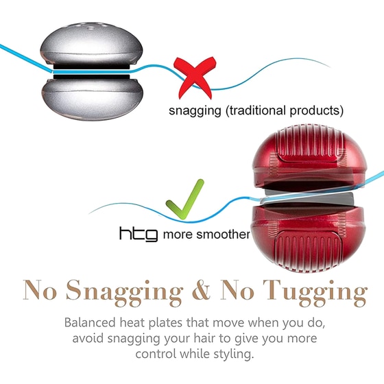 Επαγγελματική Πρέσα Μαλλιών Hairtech Infrared Ht088 Ceramic Ionic 25mm image 2