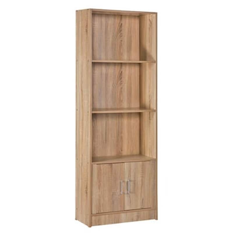 ΒΙΒΛΙΟΘΗΚΗ ΜΕΛΑΜΙΝΗΣ HAYDEN HM2269.02 ΣΕ ΧΡΩΜΑ SONAMA 60x30x174Υεκ.