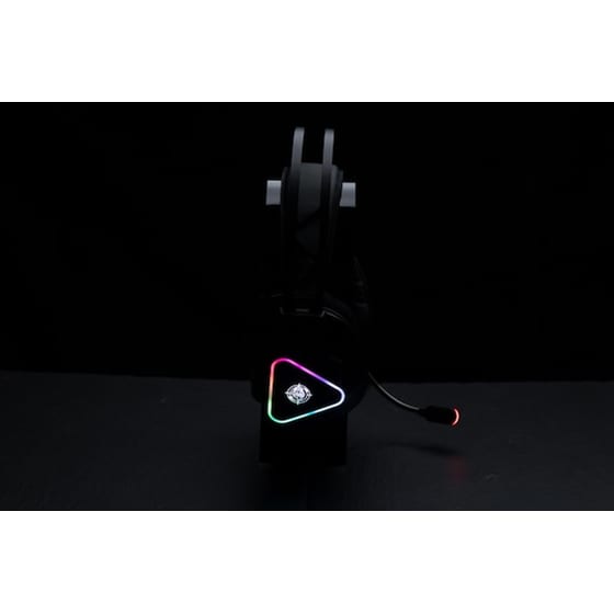 Zeroground Akechi Pro Gaming Ενσύρματα Ακουστικά USB με RGB Φωτισμό - Μαύρα image 3
