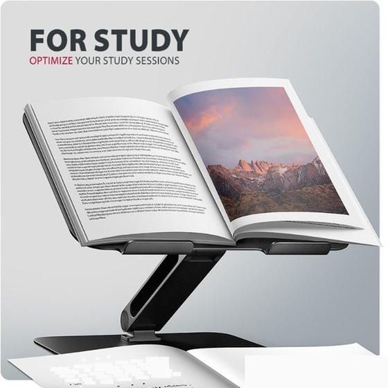 Βάση Laptop Axagon STND-LQB 10"–17.3" - Μαύρο image 3