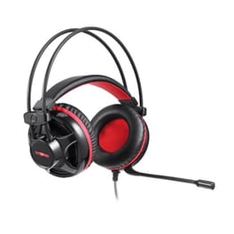 Motospeed H11 Gaming Ενσύρματα Ακουστικά 3.5mm/USB με LED Φωτισμό Μαύρα/Κόκκινα