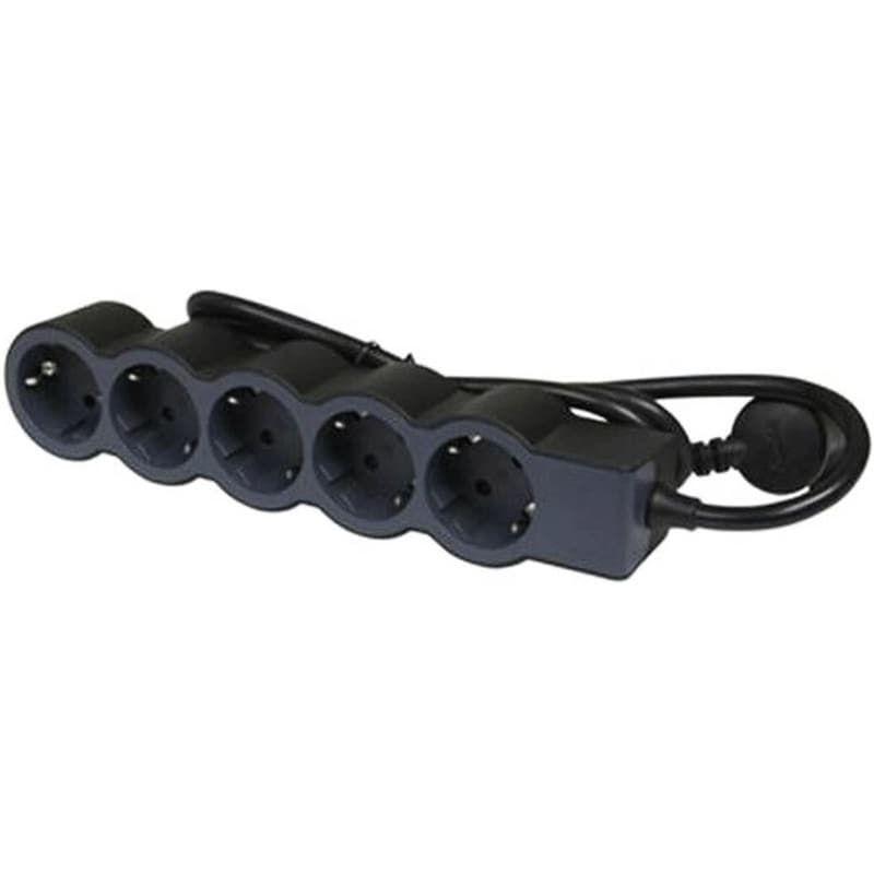 LEGRAND Πολύπριζο Ασφαλείας Legrand Surgearrest 5 θέσεων 1.5m - Black/Grey