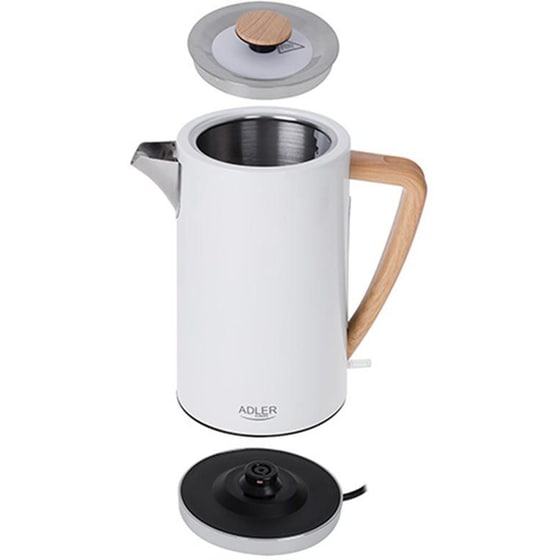 ADLER AD 1347W 2200 W 1.7 L Λευκό Βραστήρας image 5