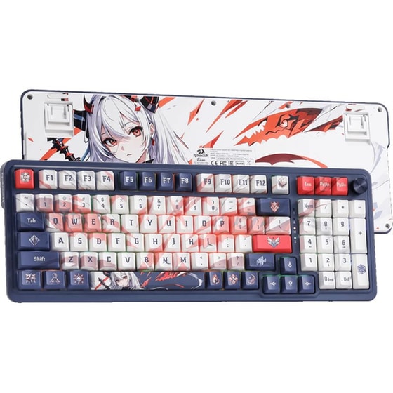 Redragon Eisa K686AK Gaming Μηχανικό Ασύρματο 2.4 GHz/Bluetooth Πληκτρολόγιο RGB Μπλε (US) image 3