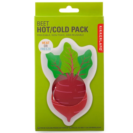 Παγοκύστη Kikkerland Beet Hot/Cold Pack - Κόκκινη image 1