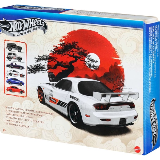 Mattel Hot Wheels Streets Japan Σετ 6 Αυτοκινητάκια image 1