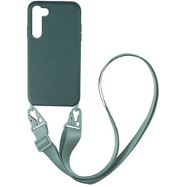 Θήκη Samsung Galaxy S23 - Sonique Carryhang Liquid Silicone Strap - Πράσινο