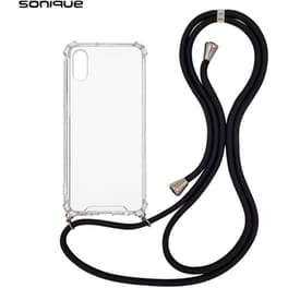 Θήκη Apple iPhone XR - Sonique με Κορδόνι Armor Clear - Μαύρο