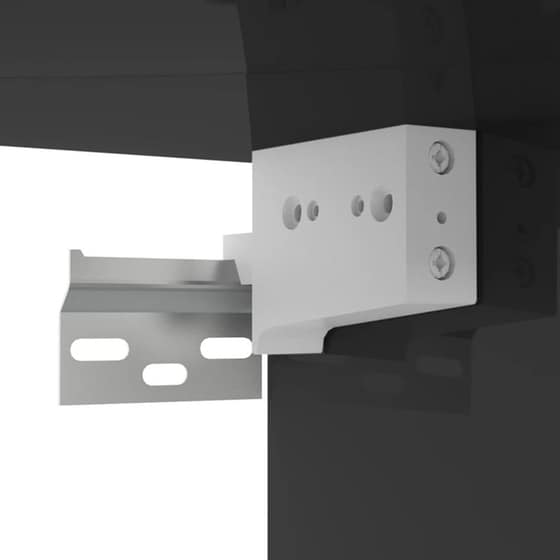 Έπιπλο Τηλεόρασης VidaXL από Μοριοσανίδα 102x35x35cm - Μαύρο image 3