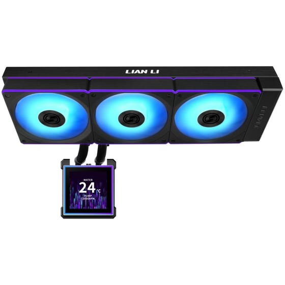 Lian Li HydroShift II Υδρόψυξη AIO CPU με 3 Ανεμιστήρες 120mm και RGB Φωτισμό image 2