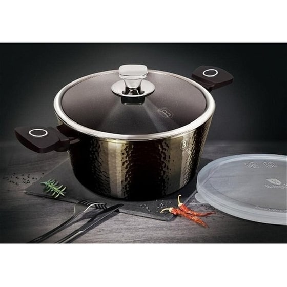 Κατσαρόλα BERLINGER HAUS BH6573 28 cm 6.1 L Μαύρο image 4
