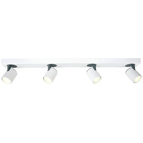 Σποτ Πολύφωτο Aca Disco Ra314s76wg από Αλουμίνιο - Λευκό image 0