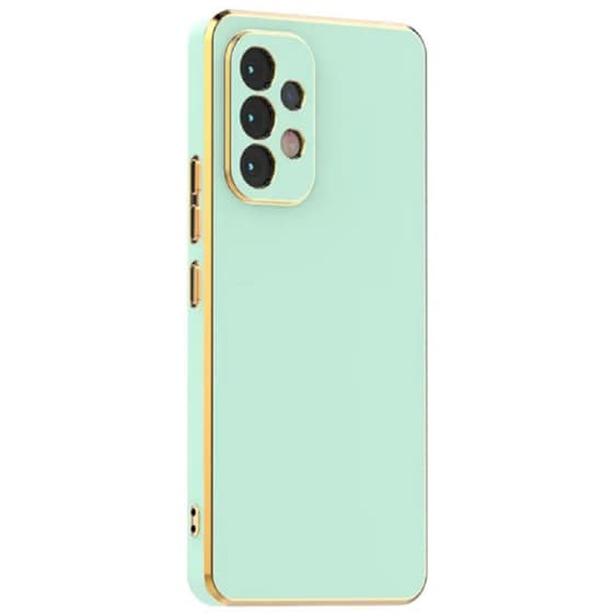 Θήκη Σιλικόνης Samsung Galaxy A32 5g - Bodycell Gold Plated - Πράσινο image 0