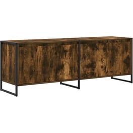 Έπιπλο Τηλεόρασης VidaXL 140 x 36 x 49,5 cm - Καπνιστή Δρυς
