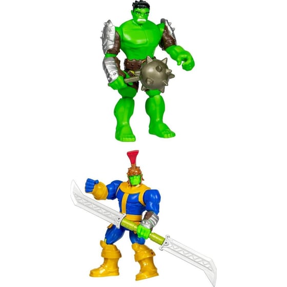 Hasbro Φιγούρα Marvel Avengers Hulk/ Thanos MixMashers Deluxe 1 Τμχ - Τυχαία Επιλογή Σχεδίου (F9266) image 1