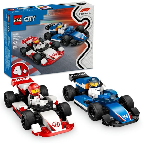 LEGO® City F1® Williams Racing & Haas F1® Race Cars (60464) image 3